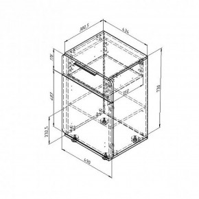 Тумба Дельта Лофт-24.01 Белый в Ишиме - ishim.ok-mebel.com | фото 2