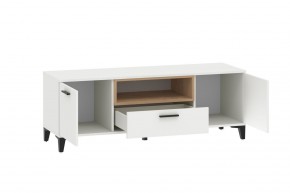 Тумба ТВА НМ 013.43 "Bergen" (Белый/Дуб бунратти) в Ишиме - ishim.ok-mebel.com | фото 2