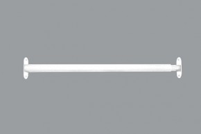 Турник-перекладина раздвиж 1300-1500мм цв.белый в Ишиме - ishim.ok-mebel.com | фото
