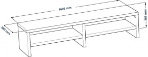 ТВ-тумба Энкель ТВ16, тамбурат, цвет дуб беленый в Ишиме - ishim.ok-mebel.com | фото 3