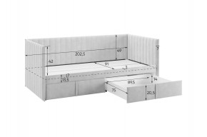 ТВИКС Кровать (софа) с ящиками 900 в Ишиме - ishim.ok-mebel.com | фото 3
