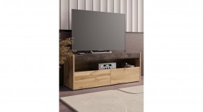 ВЕГАС Тумба ТВ (Дуб Вотан/Ателье темный​​​​​​​) в Ишиме - ishim.ok-mebel.com | фото