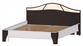 ВЕРОНА Кровать 1600 с основанием (Венге/Анкор светлый) в Ишиме - ishim.ok-mebel.com | фото
