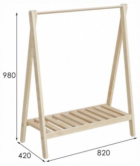 Вешалка гардеробная Стойка низкая в Ишиме - ishim.ok-mebel.com | фото 11