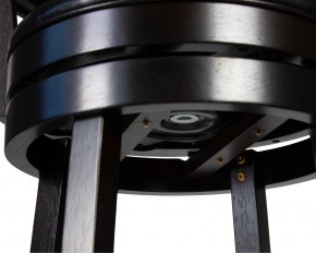 Вращающийся полубарный стул DOBRIN JOHN COUNTER, капучино, черный в Ишиме - ishim.ok-mebel.com | фото 11