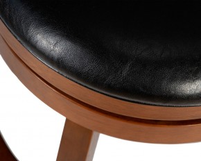 Вращающийся полубарный стул DOBRIN WILLIAM COUNTER, шоколад, черный в Ишиме - ishim.ok-mebel.com | фото 8