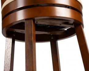 Вращающийся полубарный стул DOBRIN WILLIAM COUNTER, шоколад, кремовый в Ишиме - ishim.ok-mebel.com | фото 10