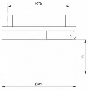 Встраиваемый светильник Arlight POT 045780 в Ишиме - ishim.ok-mebel.com | фото 3