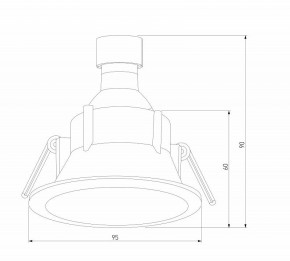 Встраиваемый светильник Elektrostandard Side 25059/01 в Ишиме - ishim.ok-mebel.com | фото 6