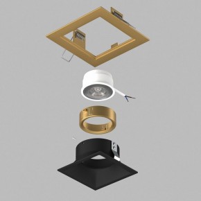 Встраиваемый светильник Lightstar Domino D51307GMOD в Ишиме - ishim.ok-mebel.com | фото 3