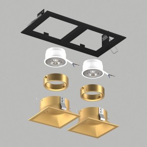 Встраиваемый светильник Lightstar Domino D5270303GMOD в Ишиме - ishim.ok-mebel.com | фото 3