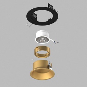 Встраиваемый светильник Lightstar Domino D61703GMOD в Ишиме - ishim.ok-mebel.com | фото 3