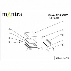 Встраиваемый светильник Mantra Blue Sky 9094 в Ишиме - ishim.ok-mebel.com | фото 4