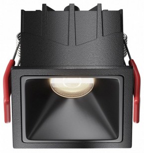 Встраиваемый светильник Maytoni Alfa LED DL043-01-10W4K-SQ-B-1 в Ишиме - ishim.ok-mebel.com | фото