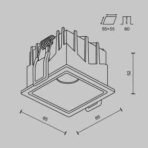 Встраиваемый светильник Maytoni Alfa LED DL043-01-10W4K-SQ-W-1 в Ишиме - ishim.ok-mebel.com | фото 9