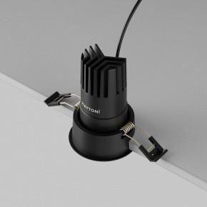 Встраиваемый светильник Maytoni Dip DL116-10W-2.7K-B в Ишиме - ishim.ok-mebel.com | фото 6