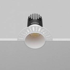 Встраиваемый светильник Maytoni Dip DL120-10W-2.7K-TRS-W в Ишиме - ishim.ok-mebel.com | фото 8