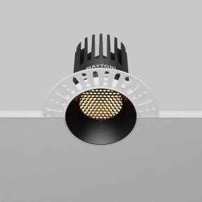 Встраиваемый светильник Maytoni Dip DL121-15W-2.7K-TRS-B в Ишиме - ishim.ok-mebel.com | фото 7