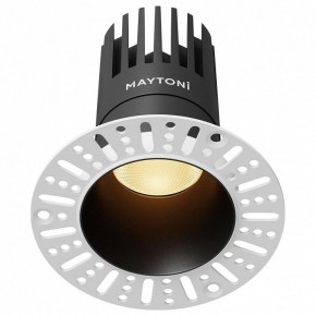 Встраиваемый светильник Maytoni Dip DL122-15W-2.7K-TRS-B в Ишиме - ishim.ok-mebel.com | фото