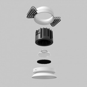 Встраиваемый светильник Maytoni Round DL058-12W2.7K-TRS-W в Ишиме - ishim.ok-mebel.com | фото 5