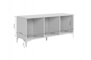 ЗЕФИР Гостиная К2 (белое дерево/черный муар) в Ишиме - ishim.ok-mebel.com | фото 5