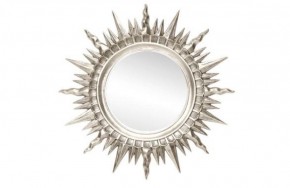 Зеркало круглое серебро (1810(1) в Ишиме - ishim.ok-mebel.com | фото 1