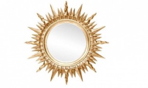 Зеркало круглое золото (1810(1) в Ишиме - ishim.ok-mebel.com | фото