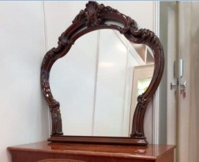 Зеркало в раме к кровати 1800, Ирина (08.250) орех в Ишиме - ishim.ok-mebel.com | фото 1