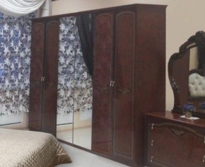 Зеркало в раме к кровати 1800, Ирина (08.250) орех в Ишиме - ishim.ok-mebel.com | фото 2