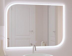 Зеркало в ванную Монреаль с LED подсветкой в Ишиме - ishim.ok-mebel.com | фото 1